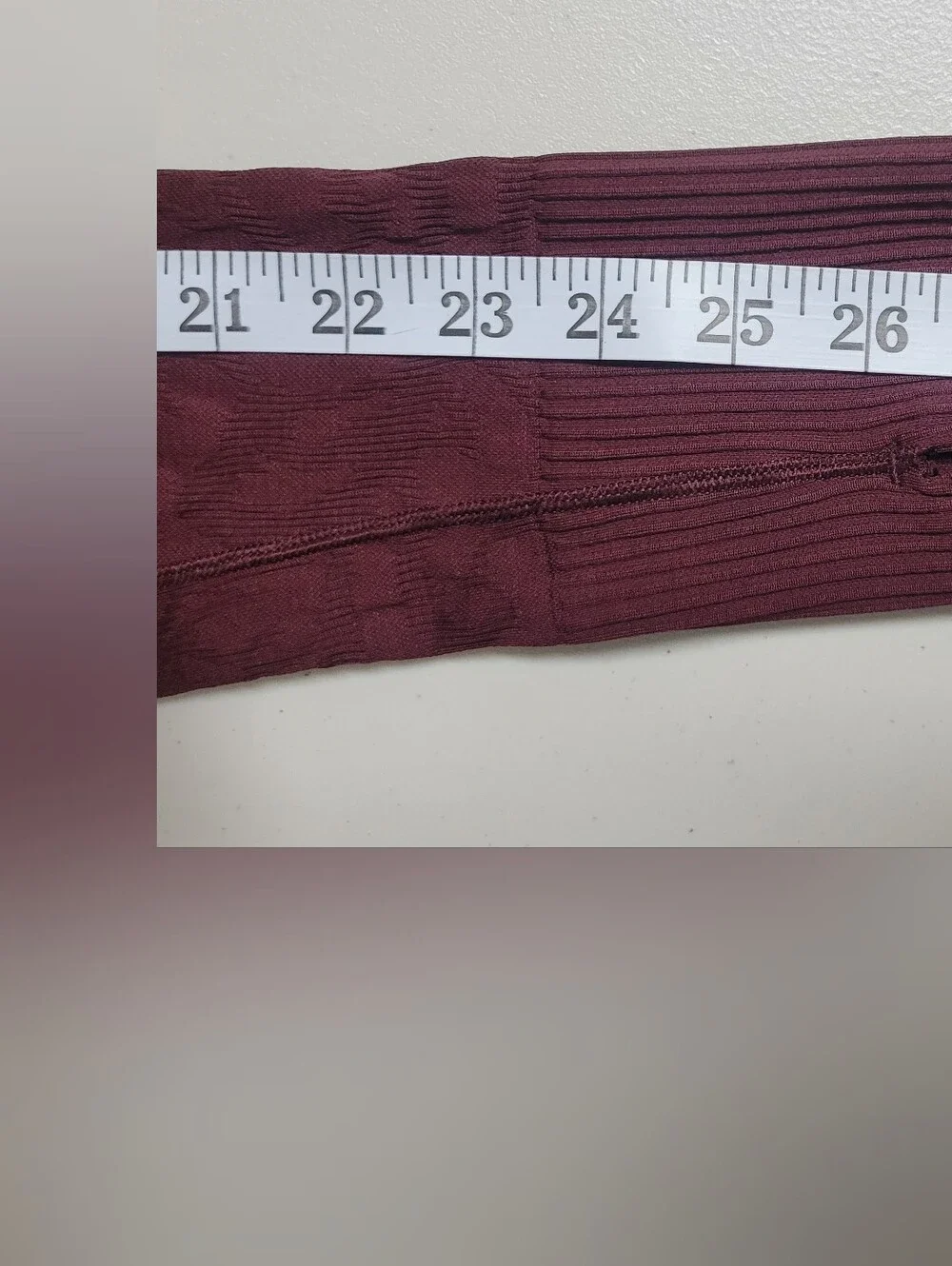 Lululemon Rest Less Pullover Garnet Dark Red Burgundy  Jacquard Knit Thumbhole